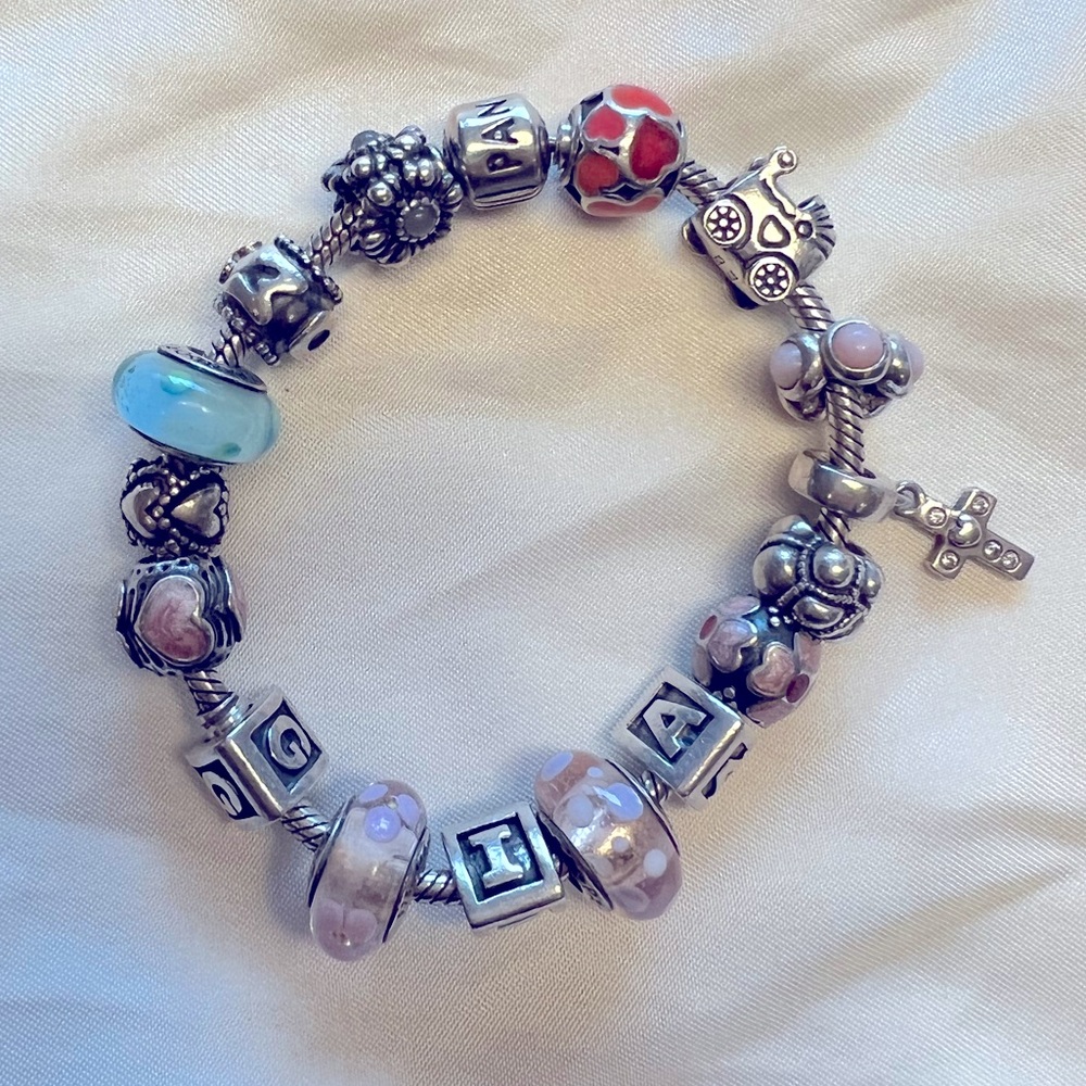 Pandora Bracelet and Charms